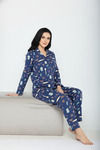 Zivame Farm Lore Knit Cotton Pyjama Set - Set Sail — thumbnail 5